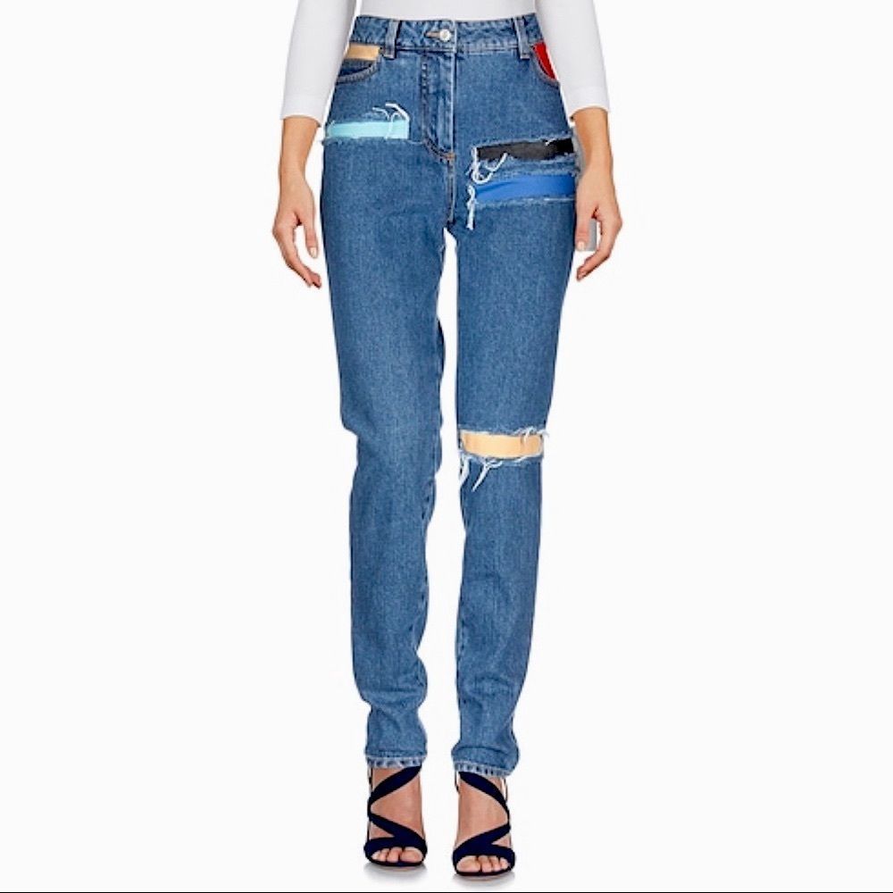 🔥🎉 HOST PICK 🎉🔥 Jeremy Scott Multicolor Patchwork Jeans